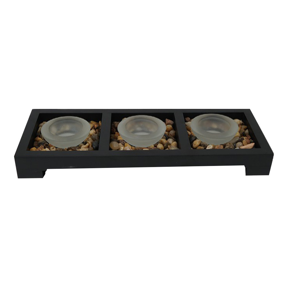Coffee Tea Holder - 1 Zestaw Szklanych Podstawek na Świece