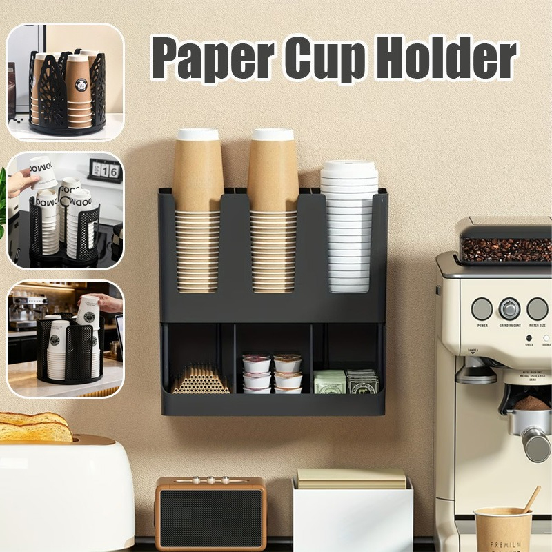 Dispenser Coffee And Tea - 360 ° Obrotowy pojemnik na kubki
