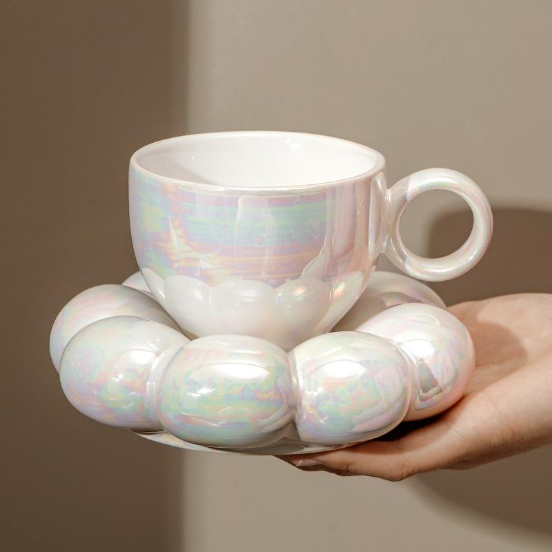 Espresso Cup Saucer - Ceramiczny zestaw filiżanek do kawy i