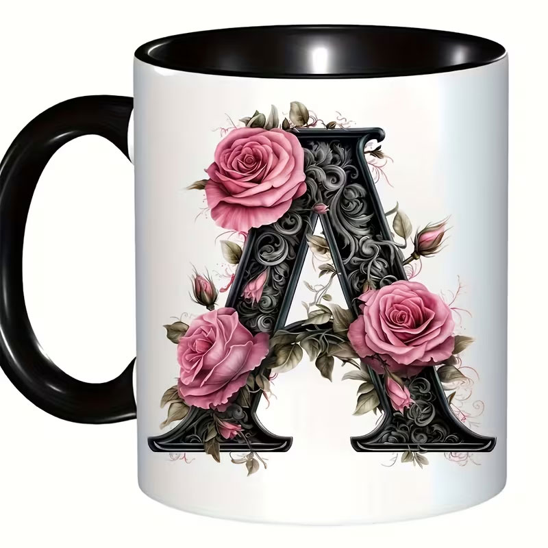 Best Tea Coffee - Czarna kubek do kawy z nadrukiem