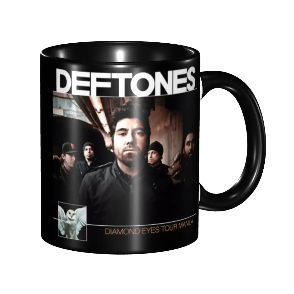Alternative To Coffee And Tea - Spersonalizowany alternatywny metalowy kubek Deftoness DIY,