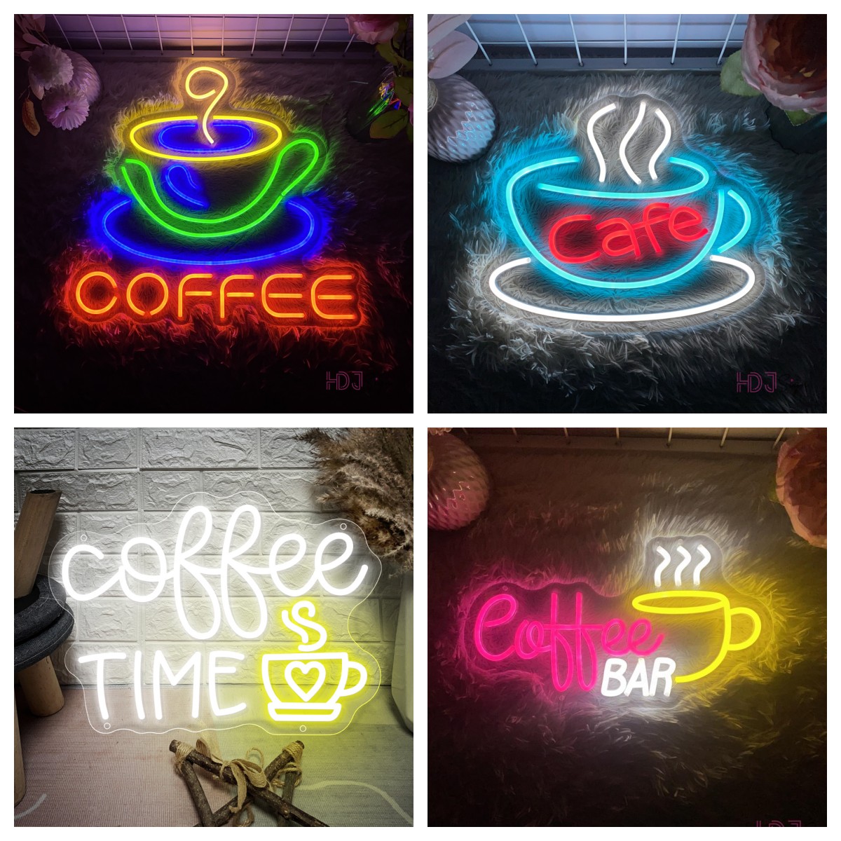 Coffee Tea Neon Sign - Kawa Neon Led Sign Cafe Spiżarnia
