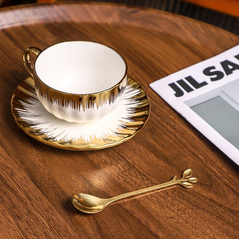 Espresso Cup Saucer - 3-częściowy zestaw filiżanek i spodków do