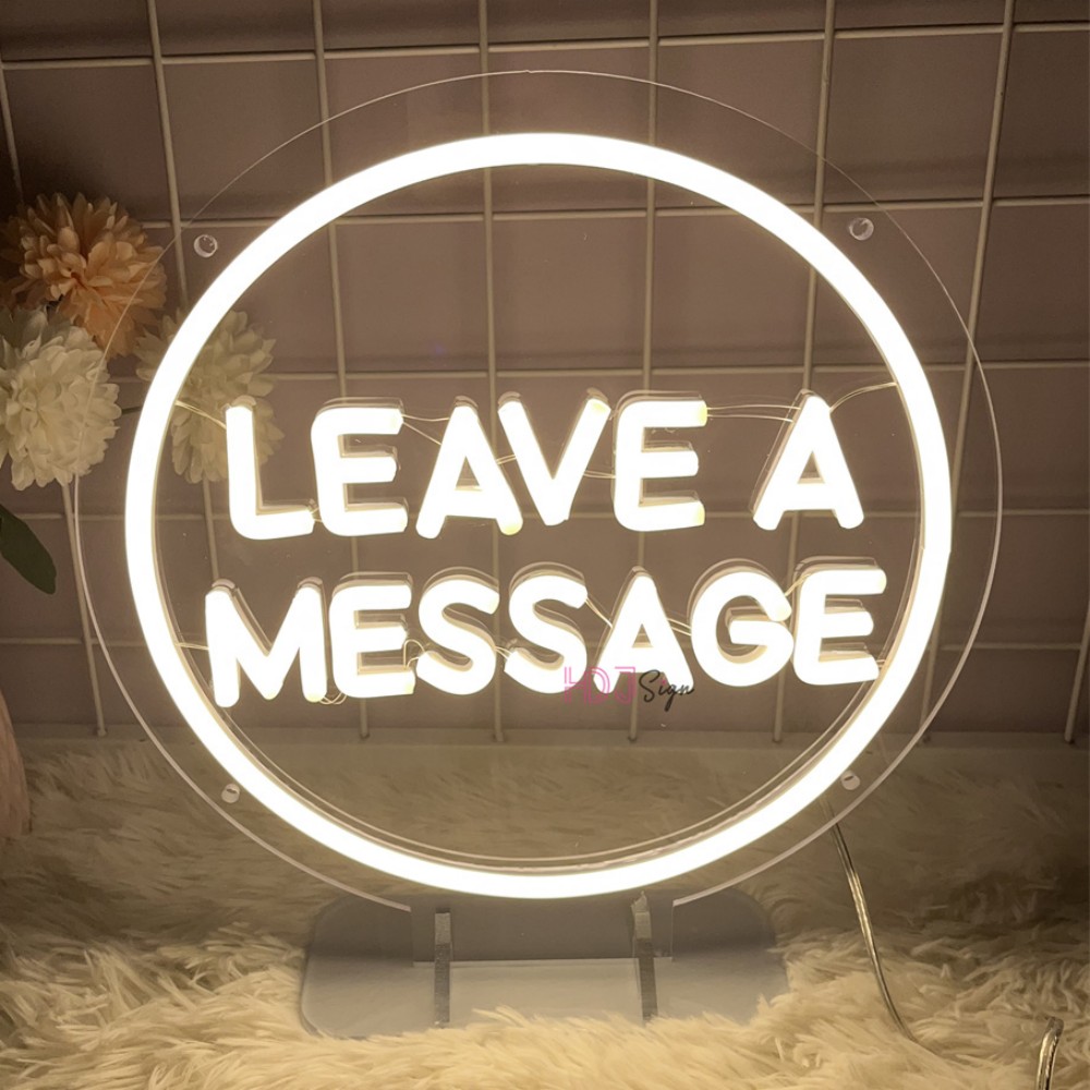 Coffee Tea Neon Sign - Zostaw wiadomość LED Neon Light Sign
