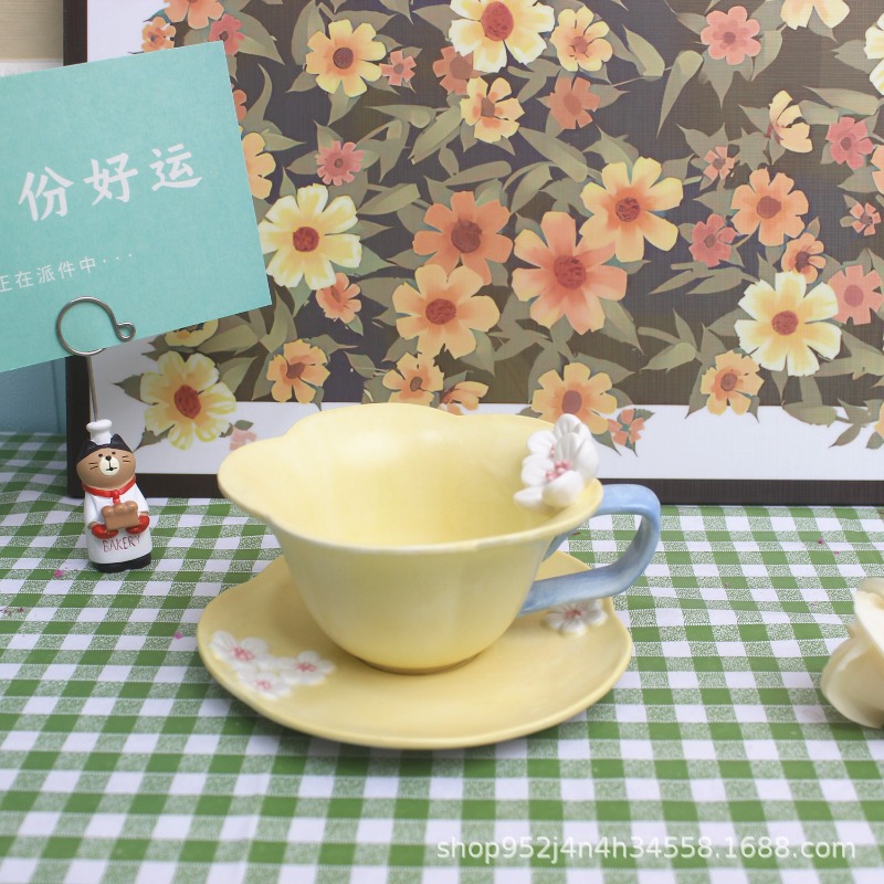 Espresso Cup Saucer - Zestaw filiżanki i spodka do kawy,