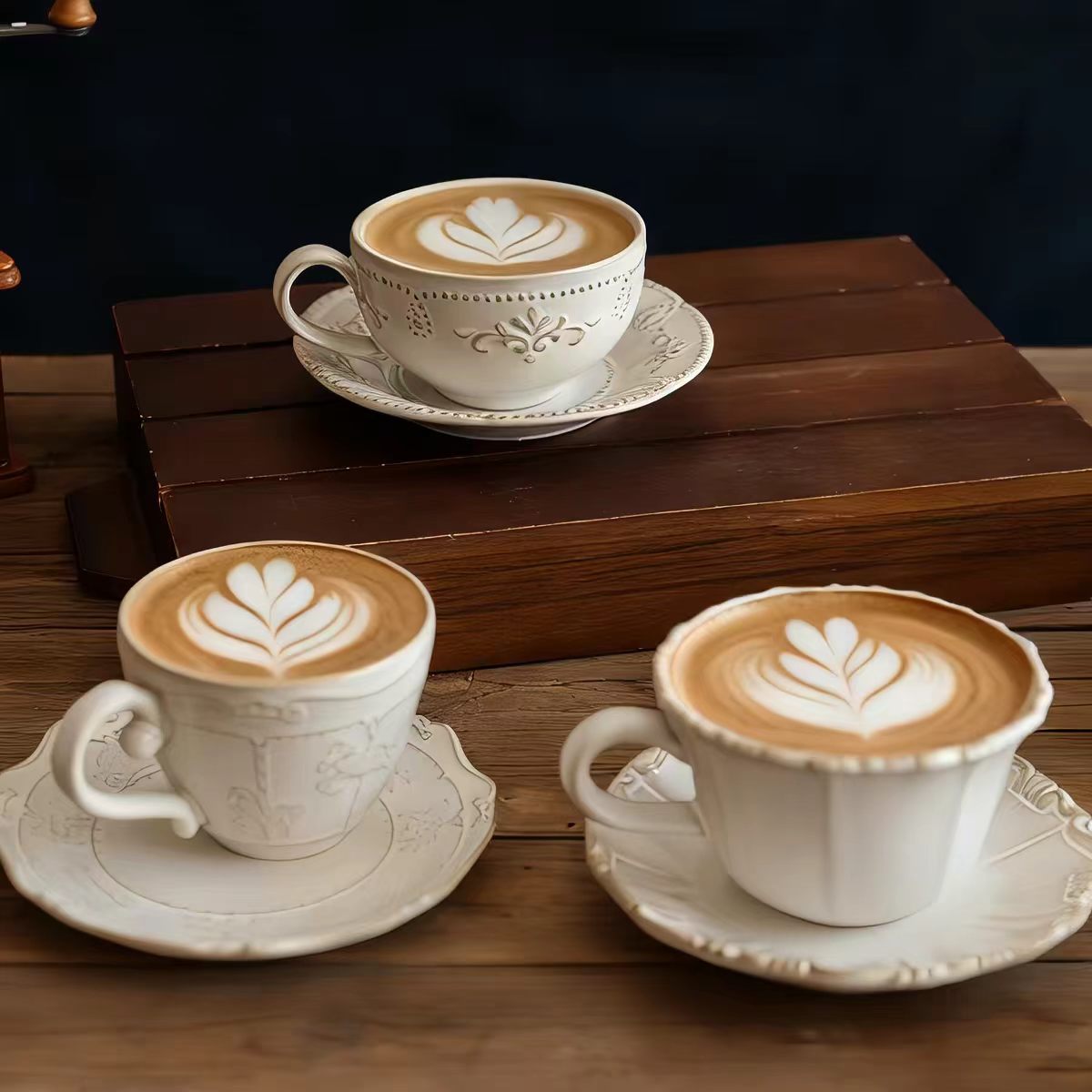 Espresso Cup Saucer - Francuski zestaw filiżanek i naczyń w