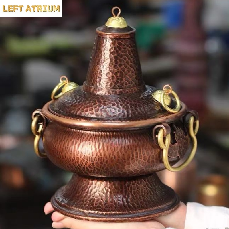 Coffee Tea Leaf And Bean - Wielofunkcyjny, ręcznie robiony wazon z czystej