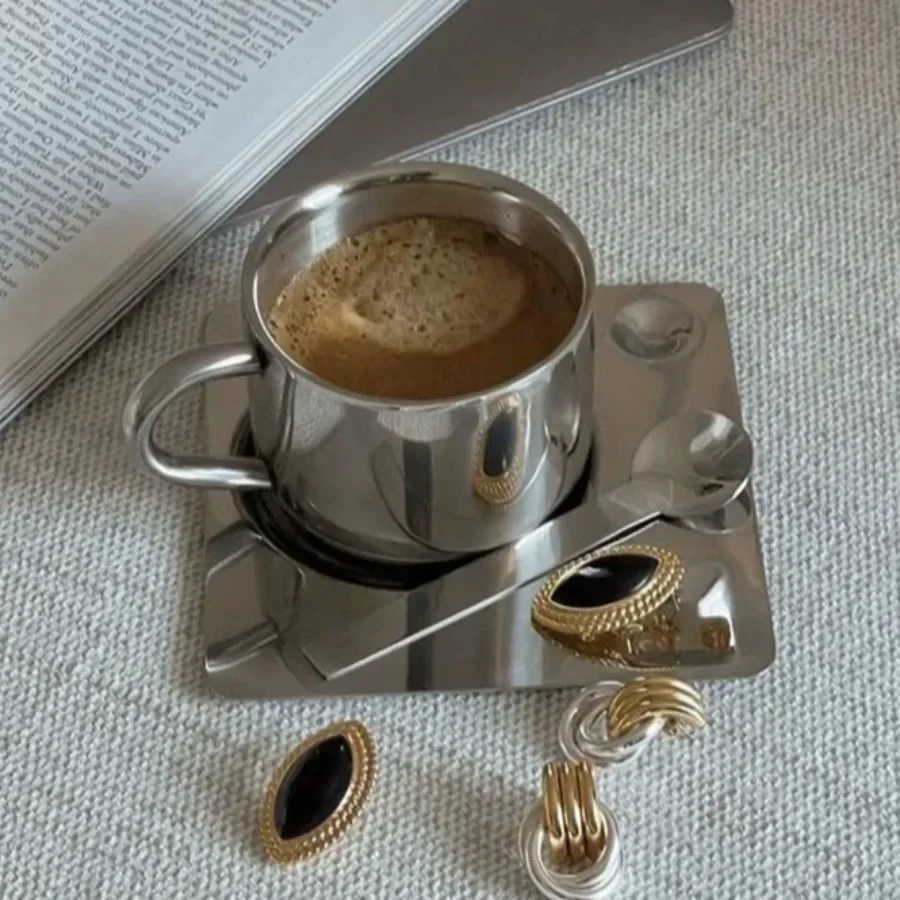 Espresso Cup Saucer - Minimalistyczny kubek skandynawski 3 sztuki Zestaw