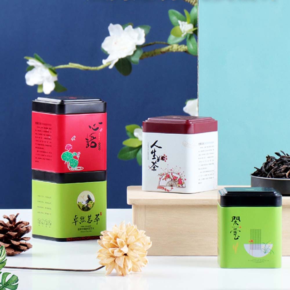 Coffee Tea Jar Set - Metalowy, wysokiej jakości aluminiowy pojemnik na