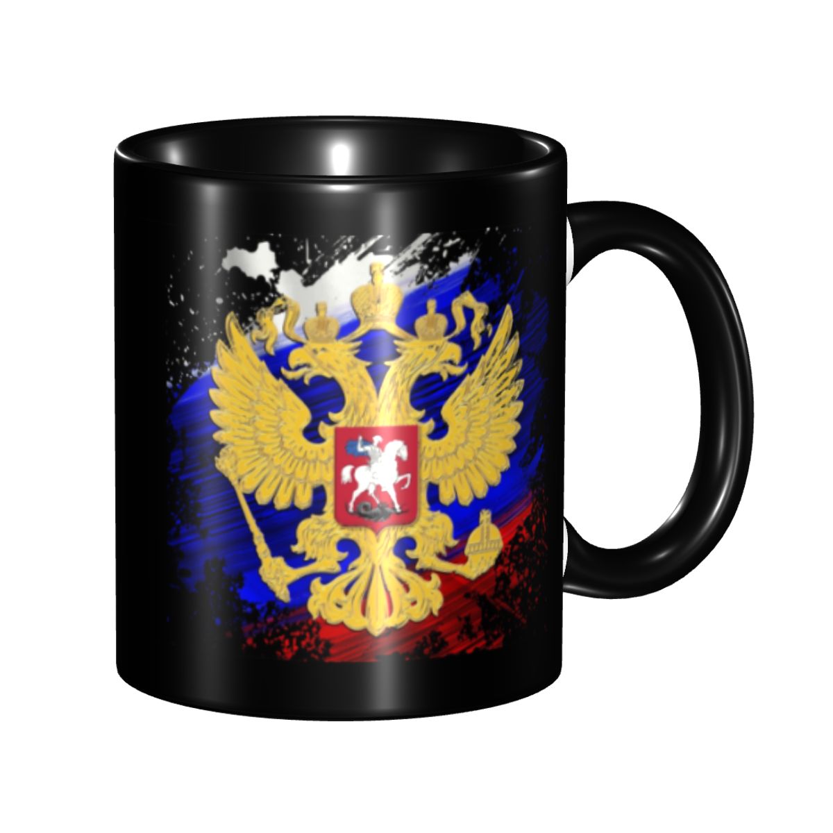 Coffee Tea Bottle - Kubki do kawy z rosyjskim orłem,