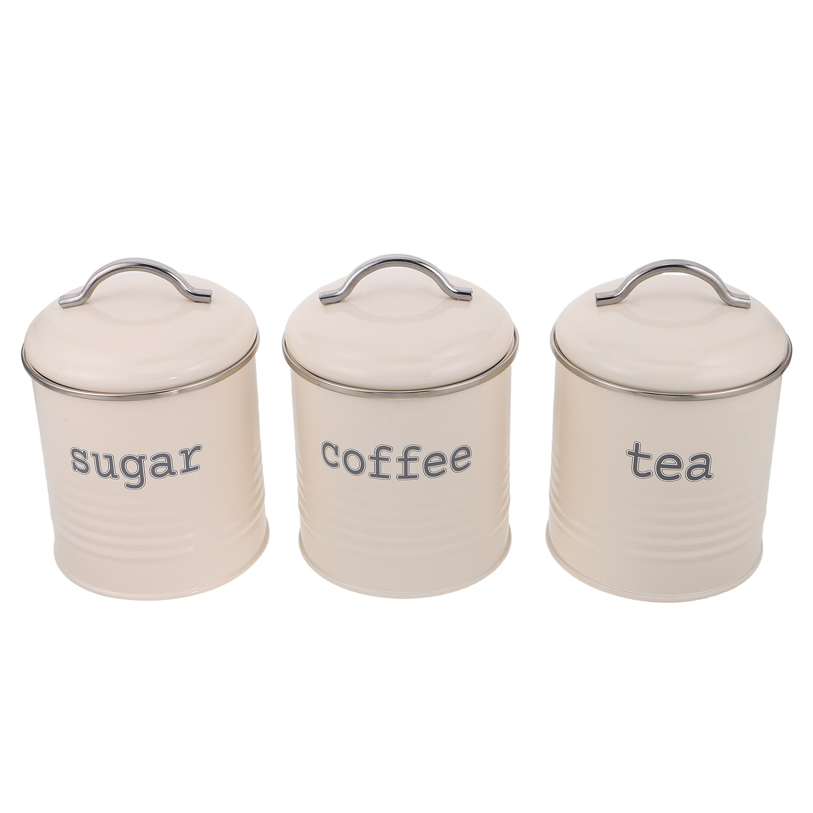 Coffee Tea Jar Set - 3-częściowy zestaw szczelnych pojemników na kawę,