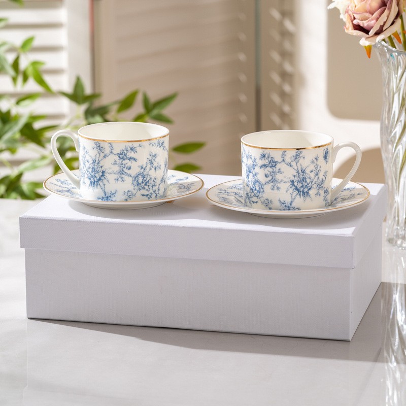 Best Tea Coffee - Nowy europejski zestaw filiżanek i talerzyków