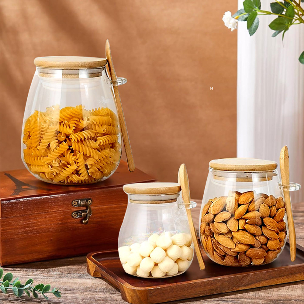 Szklany słoik o pojemności 34  – Coffee Tea Jar Set recenzja i cena