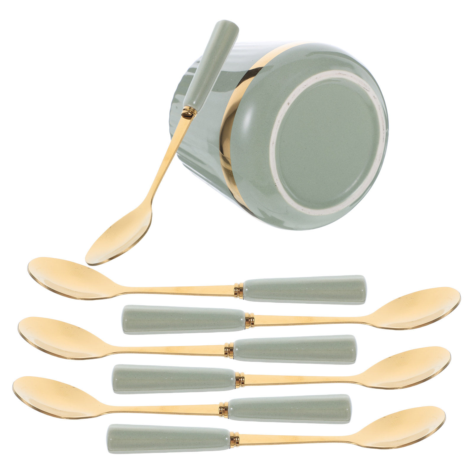 7-częściowy zestaw łyżeczek do – Coffee Tea Jar Set recenzja i cena