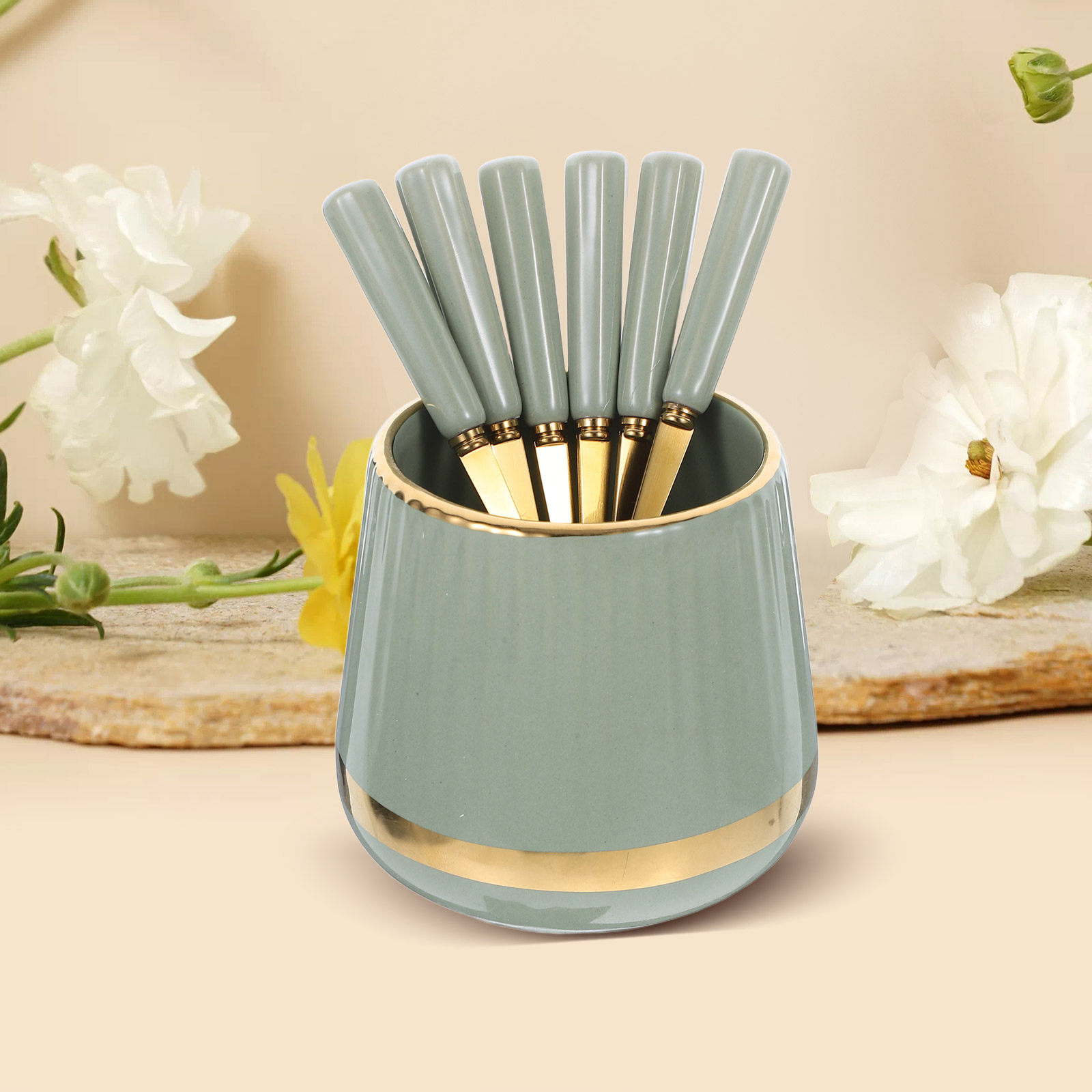 7-częściowy zestaw łyżeczek do – Coffee Tea Jar Set recenzja i cena