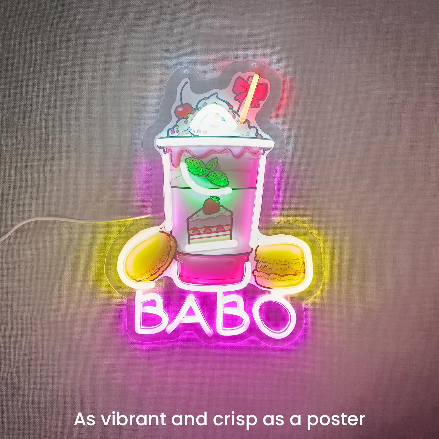 Neonowe znaki świetlne Boba, s – Coffee Tea Neon Sign recenzja i cena