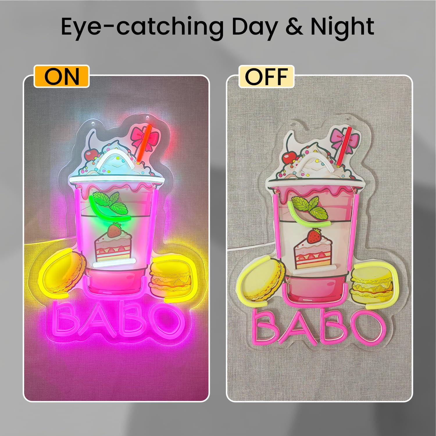 Neonowe znaki świetlne Boba, s – Coffee Tea Neon Sign recenzja i cena