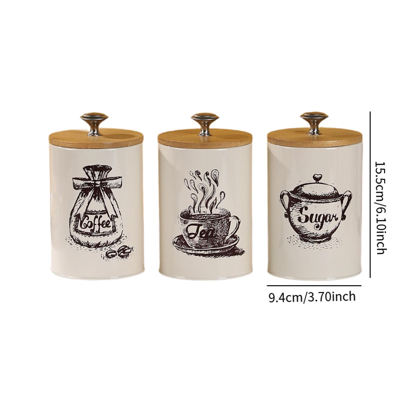 Zestaw pojemników na kawę, her – Coffee Tea Jar Set recenzja i cena