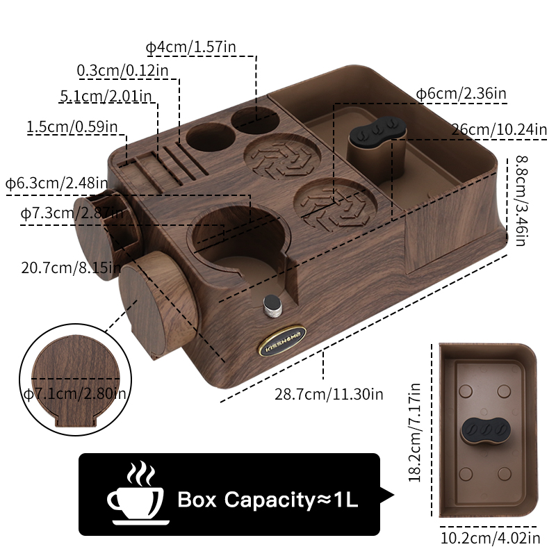 KISSHOME Espresso Tamper Stati – Coffee Tea Holder recenzja i cena