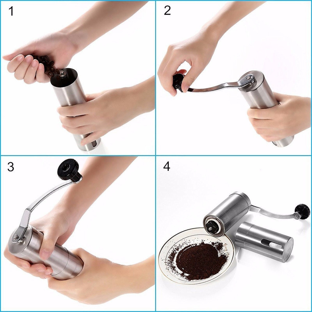 Mini Młynek do Kawy Ze Stali N – Burr Hand Grinder recenzja i cena