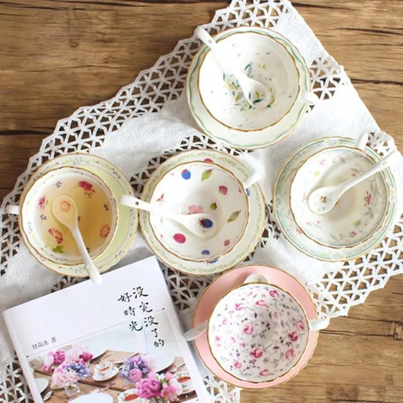 Ceramiczny zestaw filiżanek do – Espresso Cup Saucer recenzja i cena