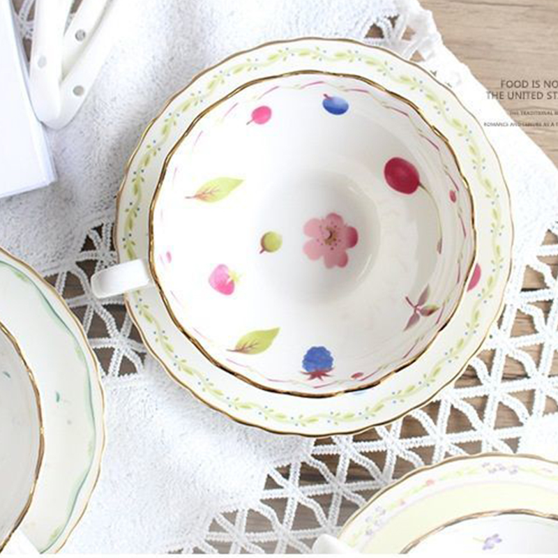 Ceramiczny zestaw filiżanek do – Espresso Cup Saucer recenzja i cena