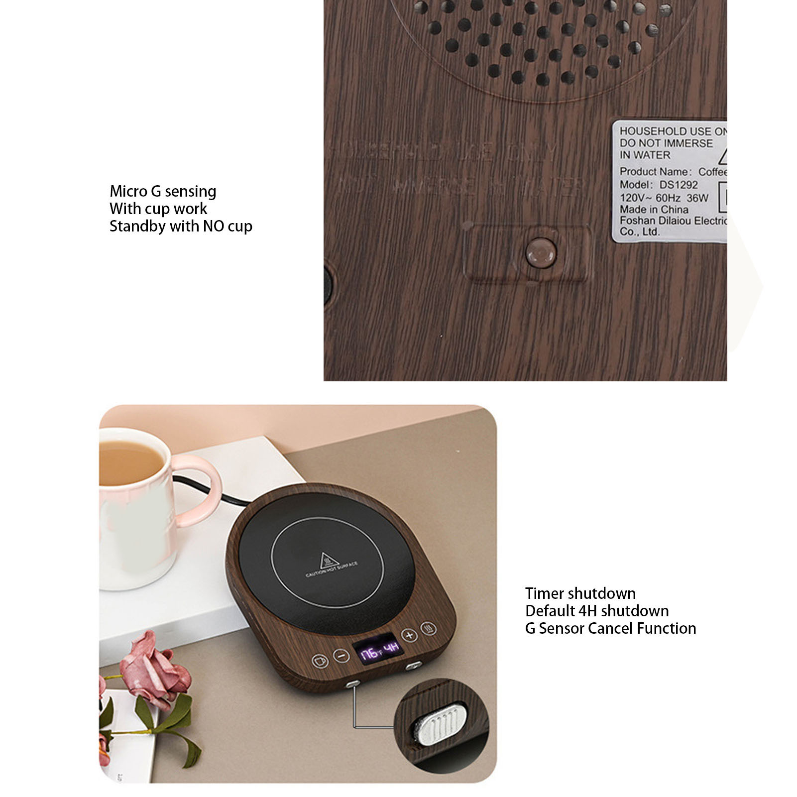 Podgrzewacz do kubków 36W Szyb – Coffee Tea Warmer recenzja i cena