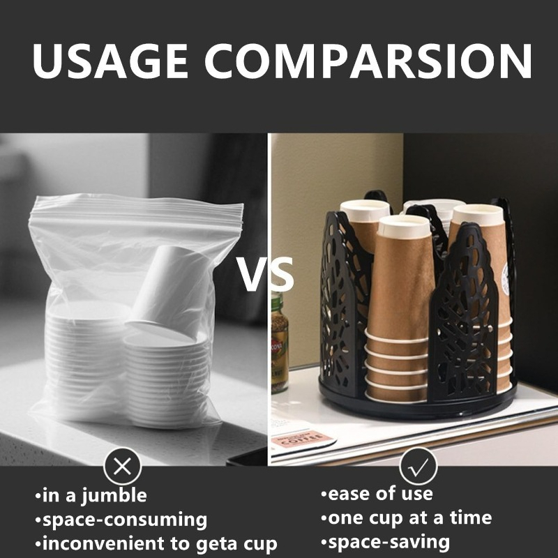 360 °   Obrotowy pojemnik na k – Dispenser Coffee And Tea recenzja i cena