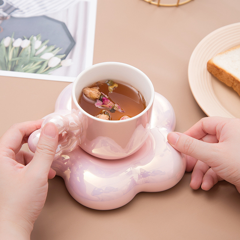 Zestaw ceramicznych filiżanek  – Espresso Cup Saucer recenzja i cena