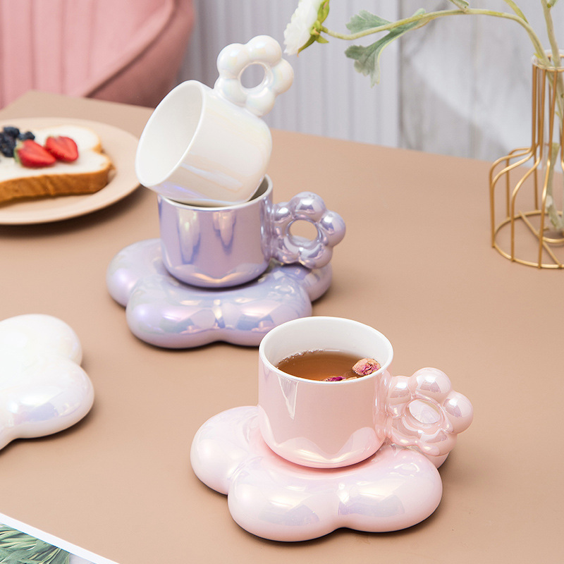 Zestaw ceramicznych filiżanek  – Espresso Cup Saucer recenzja i cena