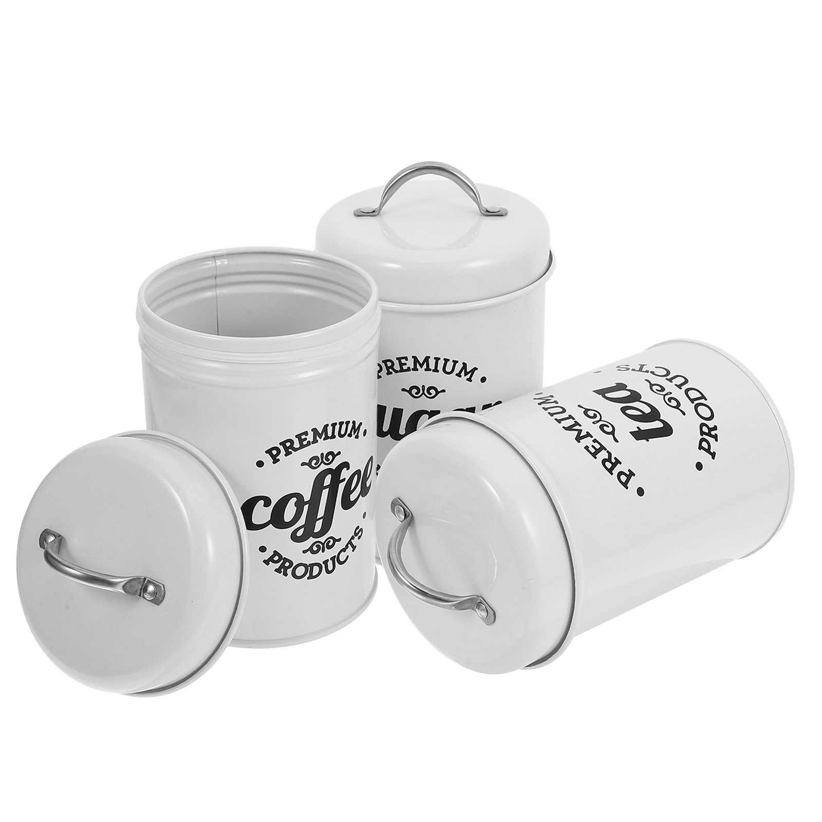 Zestaw szczelnych metalowych p – Coffee Tea Jar Set recenzja i cena