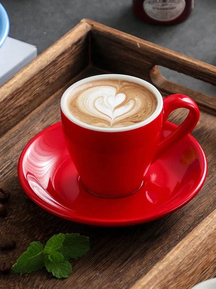 80ml Ceramiczna filiżanka do k – Espresso Cup Saucer recenzja i cena