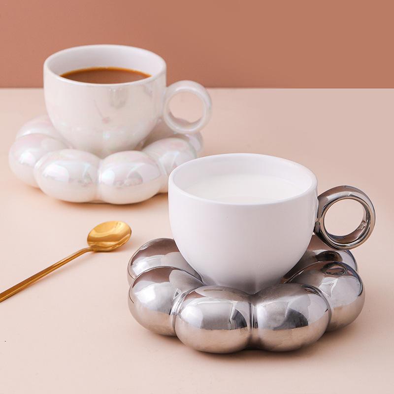 Ceramiczny zestaw filiżanek do – Espresso Cup Saucer recenzja i cena