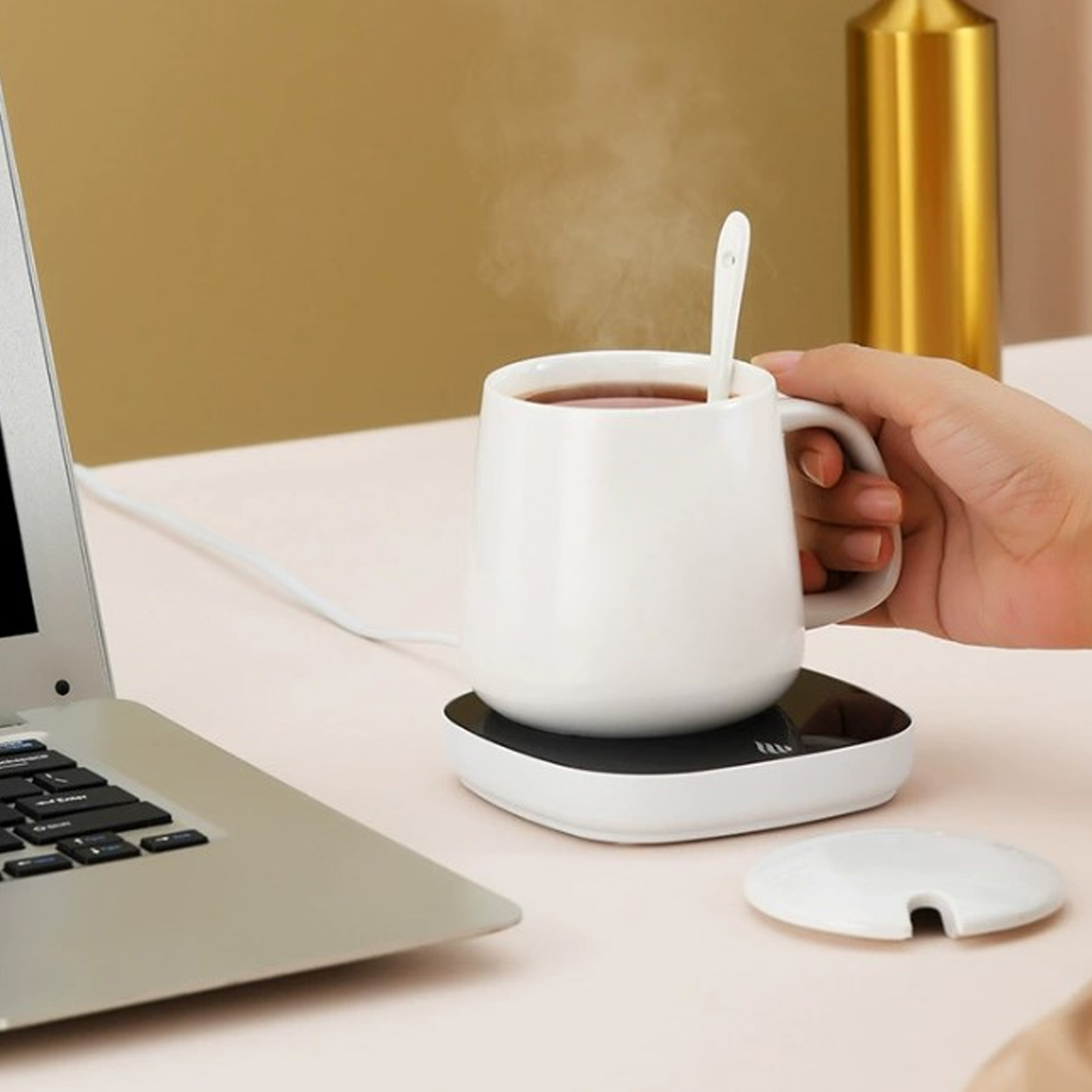 Podgrzewacz do kubków 16W Nisk – Coffee Tea Warmer recenzja i cena