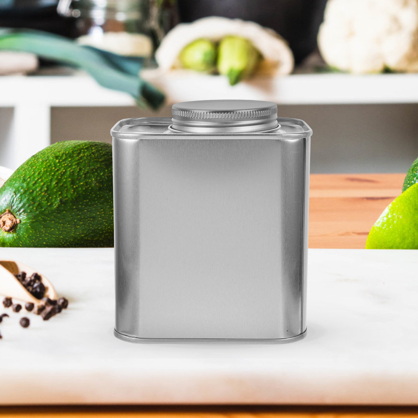 4 sztuki metalowych pojemników – Coffee Tea And Sugar Canisters recenzja i cena