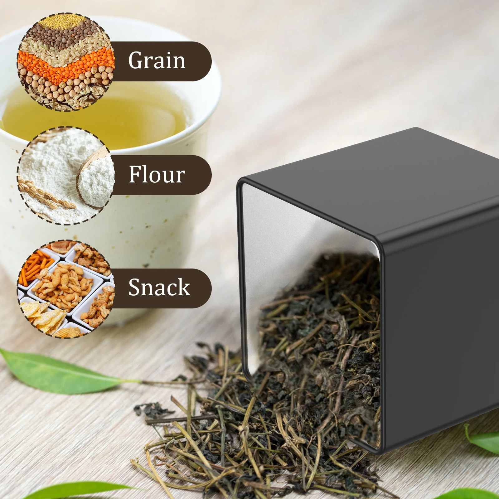 Zestaw 3 szt. pojemników na he – Coffee Tea Jar Set recenzja i cena