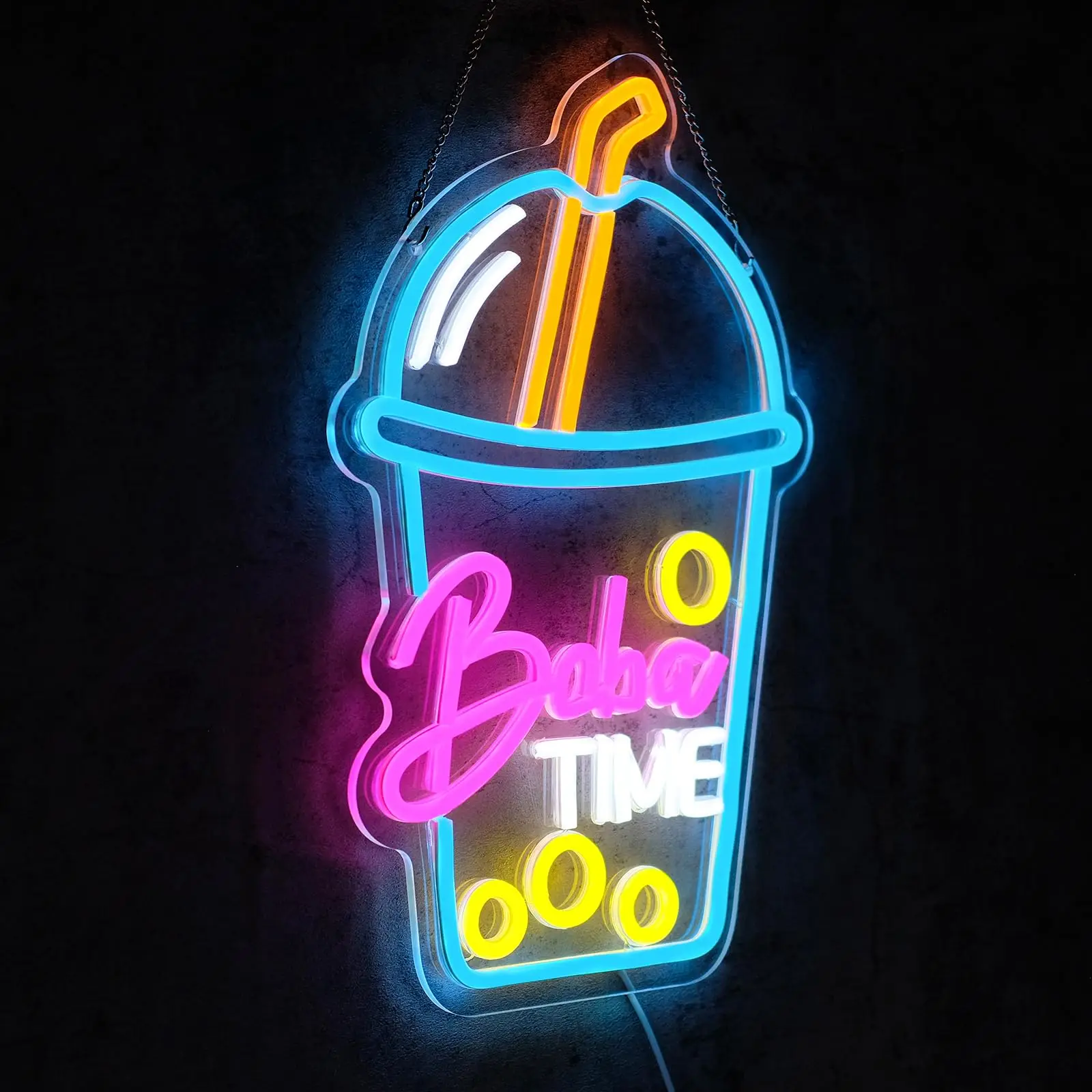 Neonowy znak Boba Time do deko – Coffee Tea Neon Sign recenzja i cena