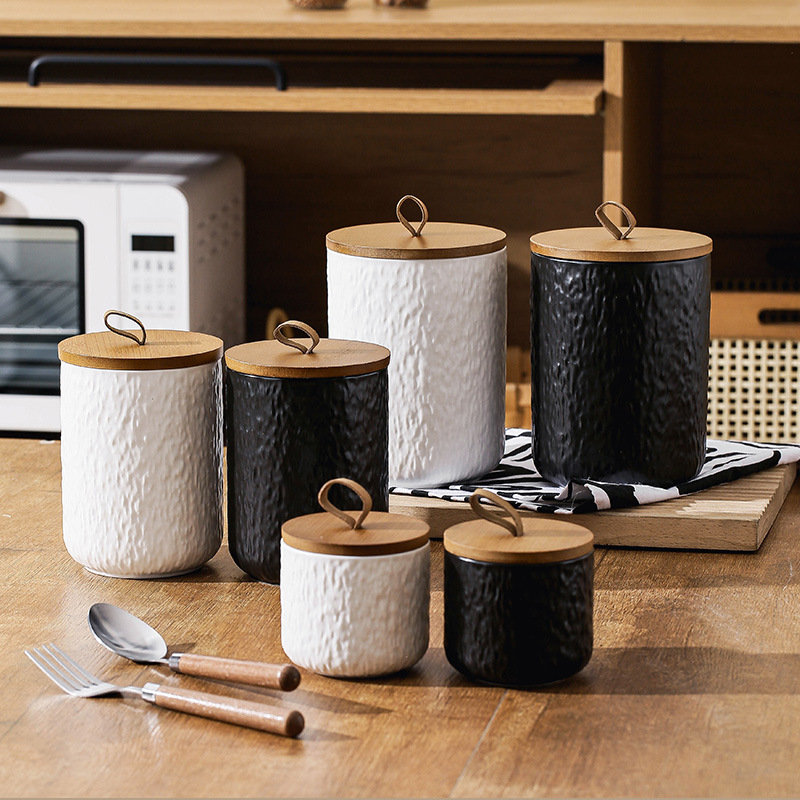 Ceramiczny pojemnik do przecho – Coffee Tea And Sugar Canisters recenzja i cena