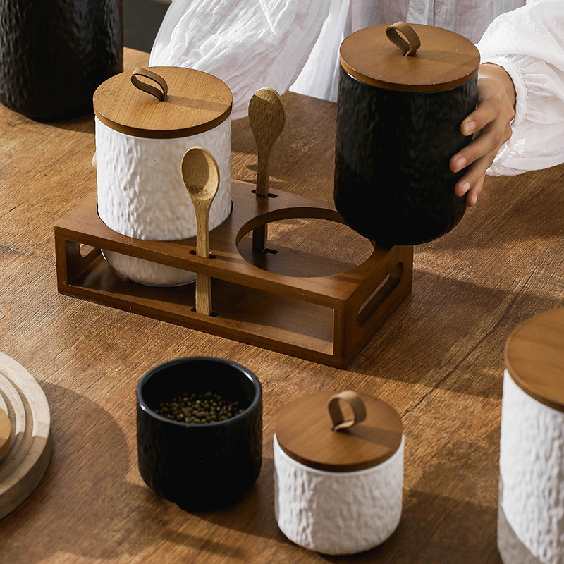 Ceramiczny pojemnik do przecho – Coffee Tea And Sugar Canisters recenzja i cena