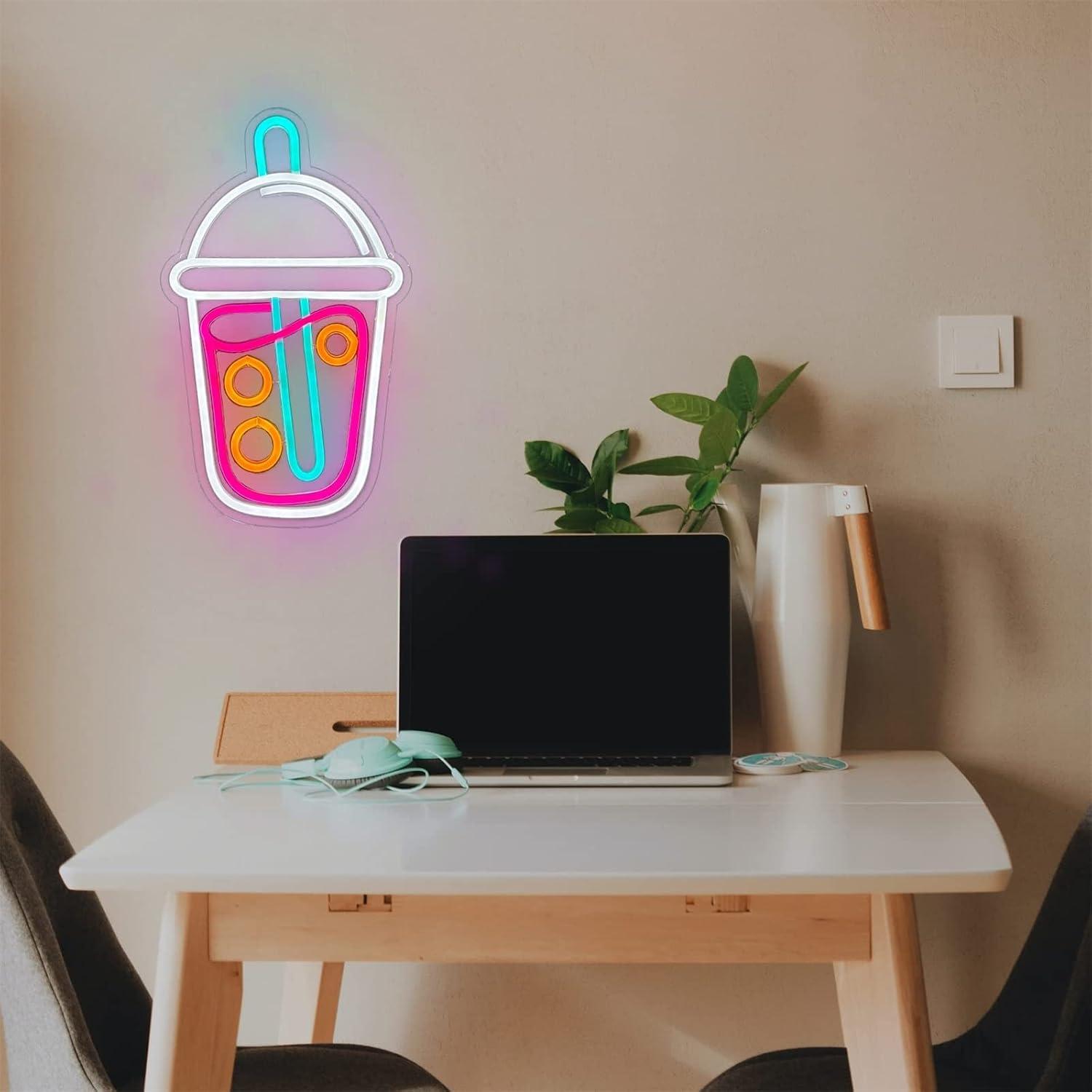 Neonowy szyld LED do bubble te – Coffee Tea Neon Sign recenzja i cena