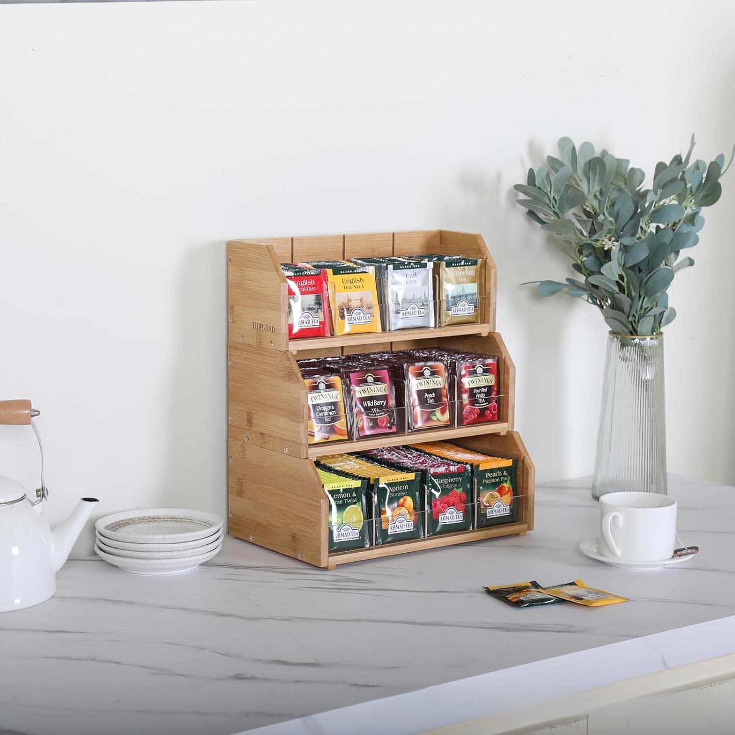 Pudełko na herbatę z bambusa,  – Coffee Tea Station recenzja i cena