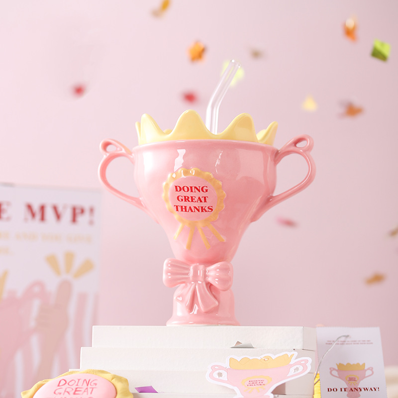 Kubki ceramiczne Queen Trophy, – Best Tea Coffee recenzja i cena