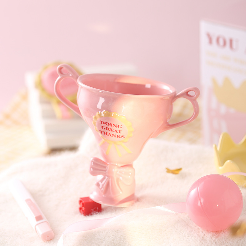 Kubki ceramiczne Queen Trophy, – Best Tea Coffee recenzja i cena