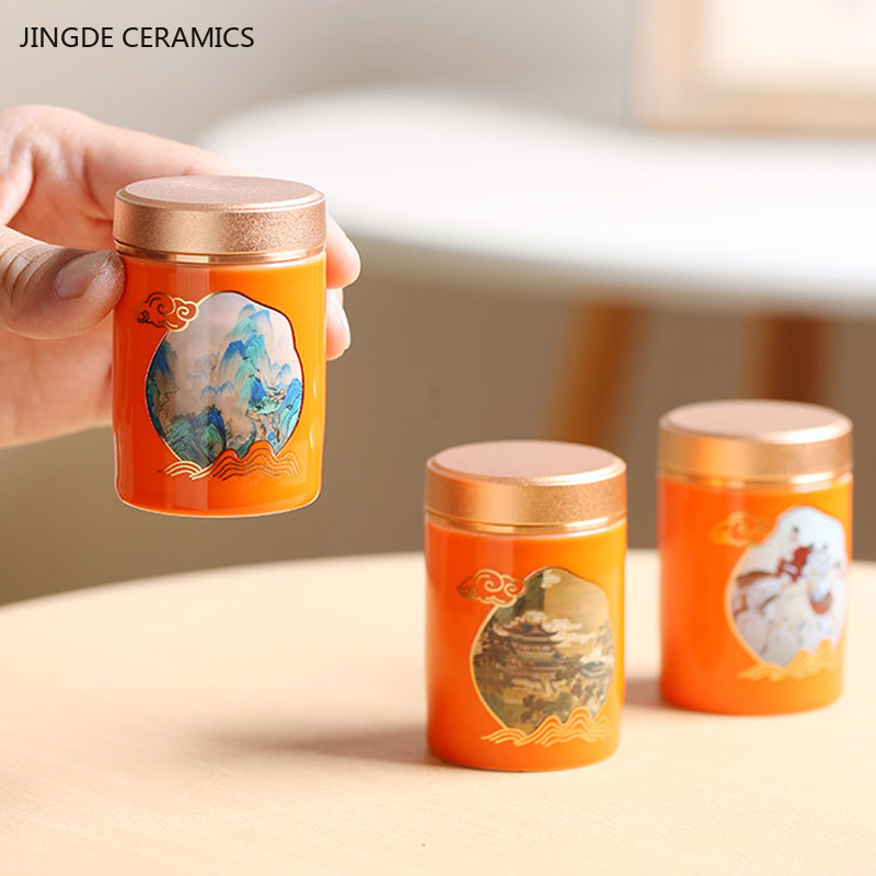 1 szt. Chiński przenośny podrę – Coffee Tea Jar Set recenzja i cena