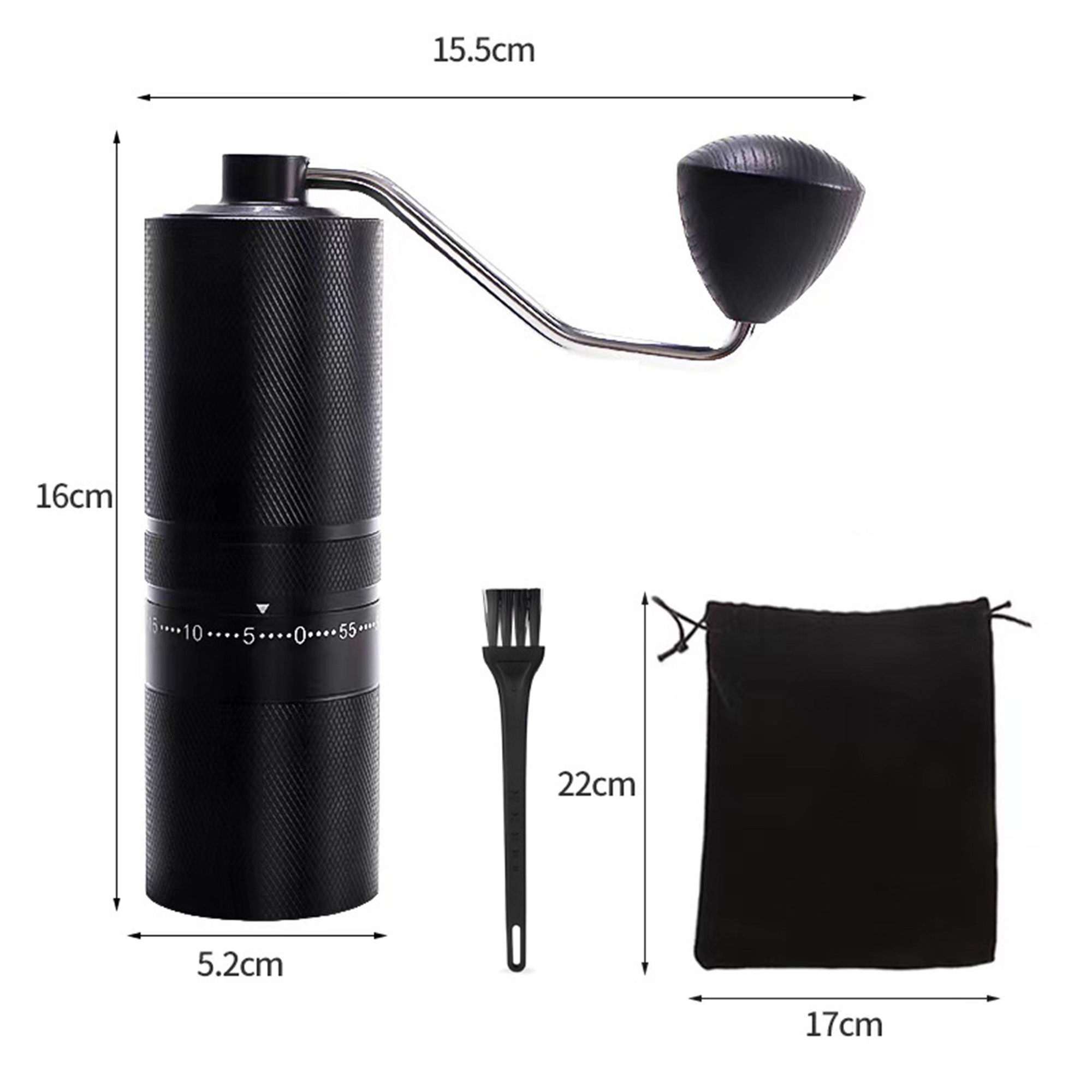 Przenośny ręczny młynek do kaw – Burr Hand Grinder recenzja i cena