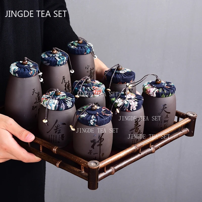 Chiński fioletowy piasek mała  – Coffee Tea Jar Set recenzja i cena