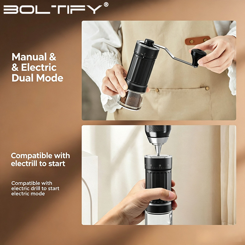 BOLTIFY High-Q Regulowany Ręcz – Burr Hand Grinder recenzja i cena