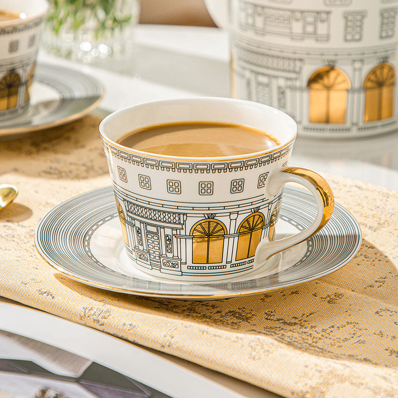 Architektoniczny kubek i spode – Espresso Cup Saucer recenzja i cena
