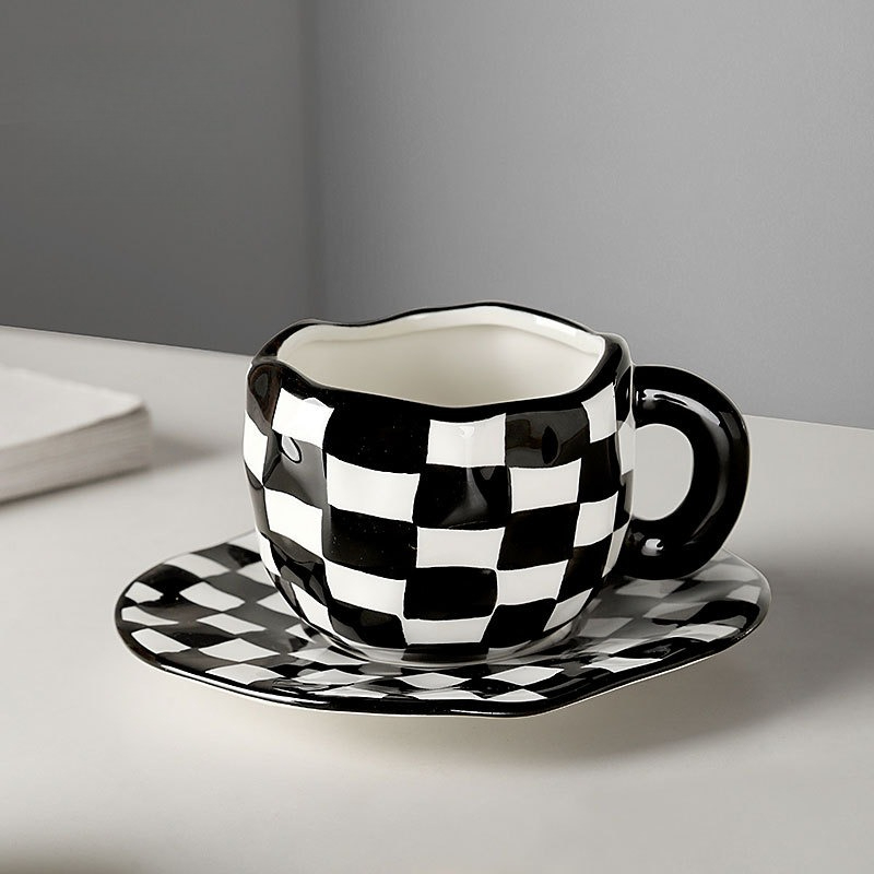 250ml Czarno-biały kubek do ka – Alternative To Coffee And Tea recenzja i cena