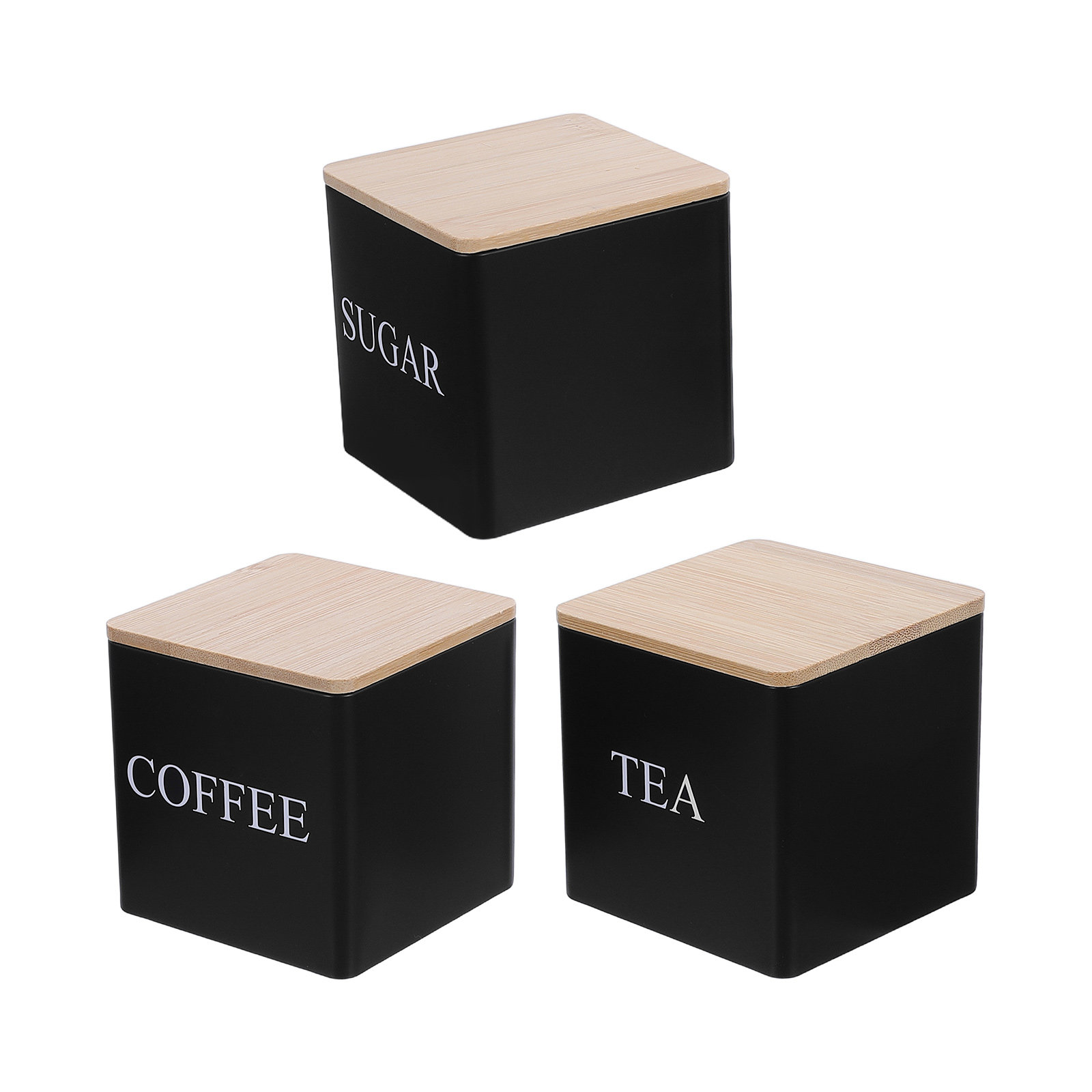 3-częściowy metalowy zestaw po – Coffee Tea And Sugar Canisters recenzja i cena